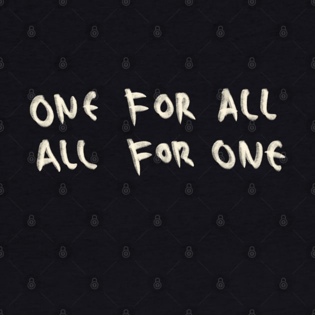 One For All, All For One by Saestu Mbathi